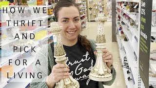 Thrifting and Picking For Profit | Thrifted Home Decor | Painted Furniture | Antique Furniture Find!