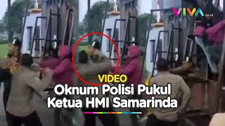 Video Viral Oknum Polisi Siksa Mahasiswa Ketua HMI Samarinda