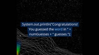 How to create a guessing word game using Java