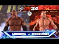 Goldberg vs Brock Lesnar - WWE Playlist