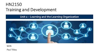 HN2150 - Unit 2 Learning and the Learning Organization