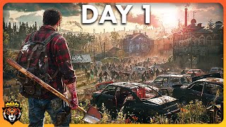 DAY 1 First Look at this NEW Epic Zombie Survival Game...