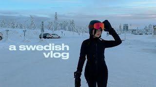 speaking in Swedish an entire vlog | SKI TRIP IN SWEDEN