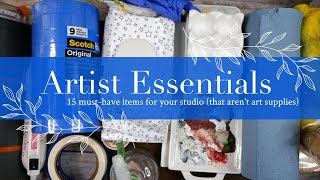 Artist essentials: 15 must-have items for your studio (that aren't art supplies)