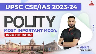 Indian Polity MOST IMPORTANT MCQ100% HIT RATIO | Ankit Sir