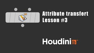 SideFX Houdini Attribute Transfert Example - Part 3 - create the animation and Attribute transfer