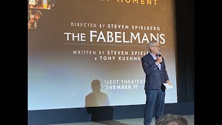 Steven Spielberg talks about The Cast + Michelle Williams & Paul Dano share stories!