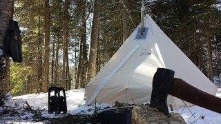 SOLO WINTER CAMP -30 NIGHTS IN KANGUK ATUKTENTS