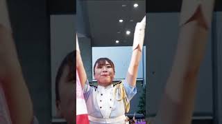 💘女性警察官フラッグ演技🎵群青🎵YOASOBI　京都府警察音楽隊　詳細は説明欄へ...　KYOTO