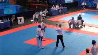 Alexandr Verner (RUS) vs. Radosław Zazulak (POL) -85kg - Taekwon-do WC, Benidorm 2013