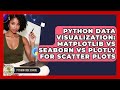 Python Data Visualization: Matplotlib Vs Seaborn Vs Plotly For Scatter Plots - Python Code School
