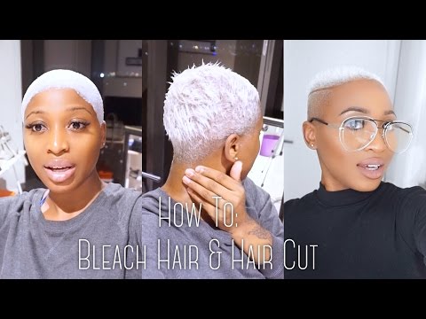 BLEACHING MY HAIR TO WHITE / SILVER GREY & GETTING A HAIRCUT BLEACHING MY HAIR TO WHITE / SILVER GREY & GETTING A HAIRCUT