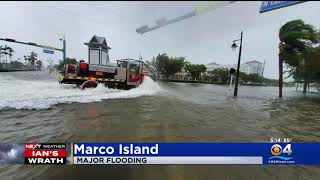 Much Of Marco Island Under Water After Hurricane Ian