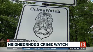 Neighborhood crime watch success