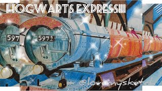 Hogwarts Express - Harry Potter| Timelapse| Drawing