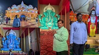 Vizag Ayodhya vinayakudu swamy 75 feet  MVP colony near kailasha  giri visakhapatnam