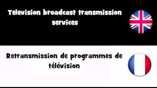 APPRENDRE L'ANGLAIS = Retransmission de programmes de télévision