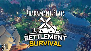 Settlement Survival - Tutorial Let's Play EP1 [Extreme Difficulty]