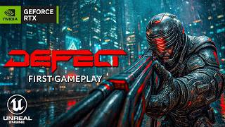DEFECT First Gameplay Demo | New FUTURISTIC FPS like Cyberpunk 2077