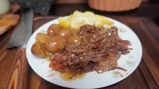 INSTA-POT BEEF ROAST AND TINY GOLD POTATOES