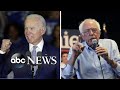 Bernie Sanders turns up the heat on Joe Biden | ABC News