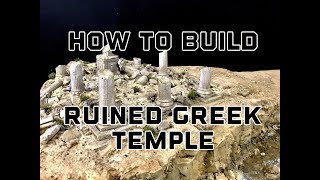 How To Make A Ruin Greek Temple Model For Your Tabletop Games