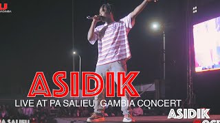 ASIDIK || LIVE AT QCITY Gambia 2025 || PA SALIEU IN CONCERT