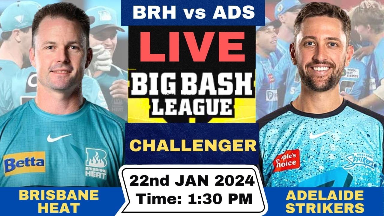 BRH Vs ADS Live Challenger Match BBL Live | Big Bash League Live ...