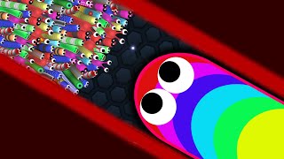 Slither.io 1 PRO SNAKE vs 977779 TINY SNAKES | Epic Slitherio Gameplay