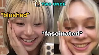 Chaeyoung & Emma Myers fangirling over each other