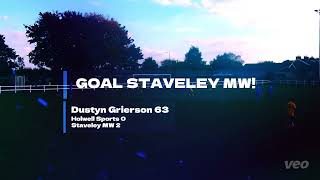 Staveley MW v Holwell Sports away   5/10/24 - highlights