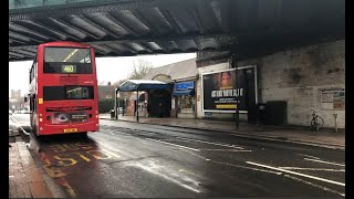 Volvo Wright Gemini 2 Hybrid Bus Electric Mode Takeoff - Route 460 (VWH1410 LK62DWE)