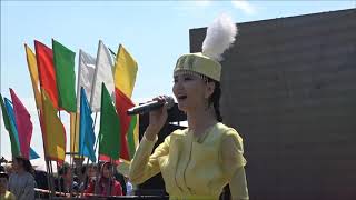 A village festival at Degeres, Almaty Region, Kazakhstan