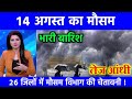 11 अगस्त का मौसम | toda weather update, heat wave, #rain_today  #mausam_ki_jankari #आज_का_मौसम