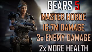 Gears 5 Master Horde - 16.7 Million Damage as Blademaster on Harbor (3x Enemy Damage/2x More Health)