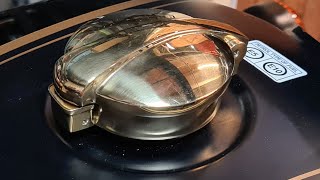 Royal Enfield Classic 500 Tribute Black Monza Brass Fuel Cap installation