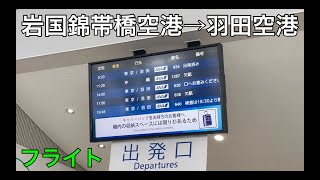 【米軍基地】岩国錦帯橋空港から羽田空港へ快晴フライト！