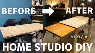 Let's make your home a comfortable studio! [DIY] # Vlog1