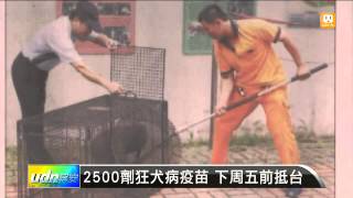 【2013.07.19】2500劑狂犬病疫苗 下周五前抵台 -udn tv