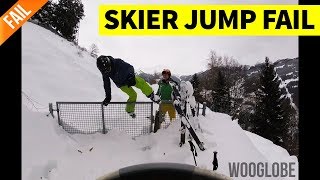 Funny Faceplant in Snow