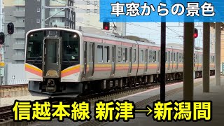 【車窓からの景色】信越本線 新津→新潟間