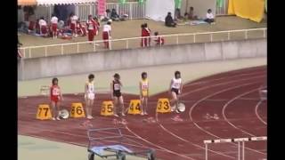 2009年　鹿角春季陸上　中学女子100ｍH予選1~2組