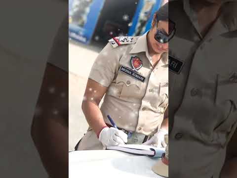 Panjab Police Viral Video | Lady Police Attitude Status | PSI ...