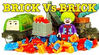 Lego Bricks Vs Blender Thomas Tank Take N Play Changes & Mystery Unboxing Part 2