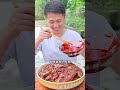 mukbang songsong eating challenge spicy hot pot bread crab chinese food songsong and ermao