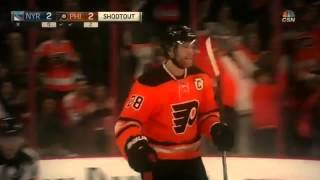 Giroux uses beautiful move to beat Lundqvist in shootout