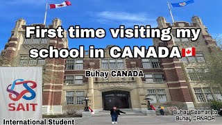 Visiting for the first time in SAIT | First visit ni wifey sa school nya | International Student