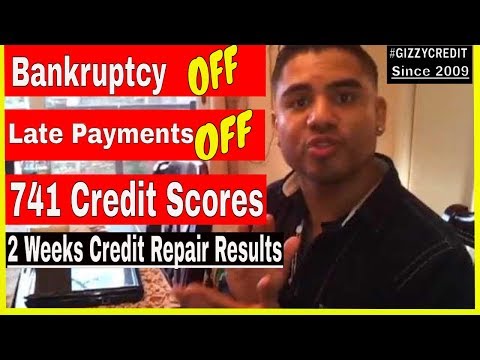 Credit Repair: 741 Fico Scores after Late Payments off, Bankruptcy off in 2 weeks=RESULTS Credit Repair: 741 Fico Scores after Late Payments off, Bankruptcy off in 2 weeks=RESULTS