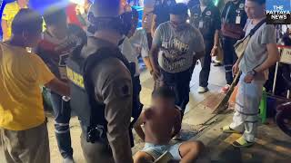 A 17-year-old teenager caused chaos at the Wat Chai temple in Pattaya and was quickly arrested.