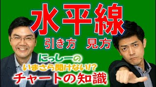 いまさら聞けない⁉チャートの知識      今回のテーマ「水平線のひき方と見方」